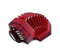 Fisarmonica esagonale anglo inglese esagonale push-pull omofonica/eterofonica per adulti fisarmonica professionale per principianti (bordeaux, push-pull eterofonico))