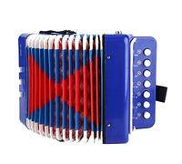Fisarmonica per Bambini, 7 Tasti di Controllo Fisarmonica Facile da Usare Giocattolo a Fisarmonica Mini Piccola Fisarmonica Strumento Musicale Educativo Giocattolo Ritmico