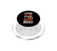 Fisarmonica To Me Italian Folk Music Rocks PopSockets PopGrip per MagSafe