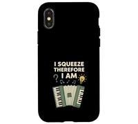 Fisarmonicista Musicista Squeezebox Vita Folk Ritmo Vibe Custodia per iPhone X/XS