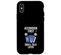 Fisarmonicista Musicista Squeezebox Vita Folk Ritmo Vibe Custodia per iPhone X/XS