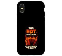 Fisarmonicista Musicista Squeezebox Vita Folk Ritmo Vibe Custodia per iPhone X/XS
