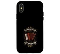 Fisarmonicista Musicista Squeezebox Vita Folk Ritmo Vibe Custodia per iPhone X/XS