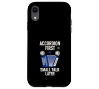 Fisarmonicista Musicista Squeezebox Vita Folk Ritmo Vibe Custodia per iPhone XR