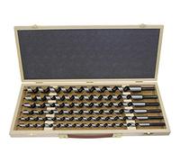 FISCH 00800006K4604 - Set di 6 punte per trapano a serpente, lunghezza 460 mm, in cassetta di legno