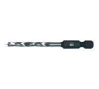 Fisch Model hex shank High Speed Steel double flute BRAD Point drill, 013BE0300
