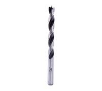 Fisch Punte per trapano Brad Point (6 mm x 93 mm) - Punte da trapano premium per legno morbido, duro, impiallacciato e laminato, MDF e vetro acrilico, bordo smussato per un taglio facile e veloce -