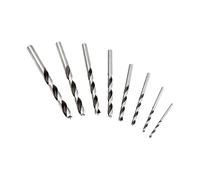 Fisch Set di punte per trapano Brad Point, 8 pezzi, in cromo vanadio per legno, misure da 3 mm a 10 mm, FSF-134893