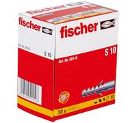 FD S 10 - Tassello a S, 10 mm, 50 pezzi