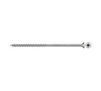 fischer 100 viti per truciolato PowerFast II CTP 6,0 x 140 A2 100, testa svasata, attacco a stella interna TX, filettatura parziale, acciaio inox A2, per montaggio superficiale in legno