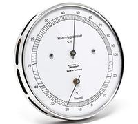 Fischer 111.01T - Igrometro ad alta precisione, con termometro, alloggiamento in acciaio INOX, ø 103 mm