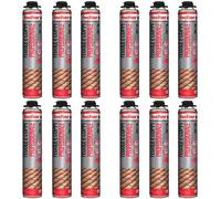 Fischer 12 pezzi Schiuma Poliuretanica PUP T 750 ml, per Fissaggio Tegole e Coppi, Uso con Pistola