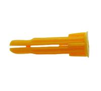 Fischer 18901 - Tassello in polipropilene P 6 C, multiuso, confezione da 100, colore: Giallo
