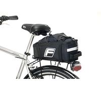 Fischer 2 in 1 - Borsa Portapacchi, Tinta Unita, Colore: Nero