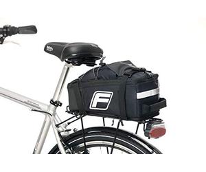 Fischer 2 in 1 - Borsa Portapacchi, Tinta Unita, Colore: Nero