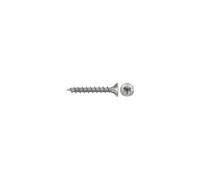 fischer 200 viti per truciolato PowerFast II CTF 3,5 x 35 A2 200, testa svasata, attacco a stella interna TX, filettatura completa, acciaio inox A2, per montaggio a filo in legno