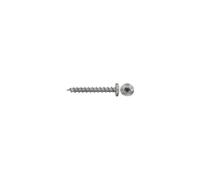 fischer 200 viti per truciolato PowerFast II PTF 4,5 x 40 A2 200, testa semicircolare, attacco a stella interna TX, filettatura completa, acciaio inox A2, per giunti in metallo e legno