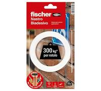 (TG. 1 rotolo 19 mm x 3m) Fischer Nastro Biadesivo NTJH Nastro Biadesivo Traspar