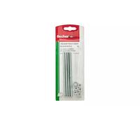 Fischer 4 Pz Barre Filettate M6 x 110 con Dado e Rondella FIS GS per Ancorante Chimico, 507247