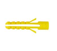 Fischer 42527 SC - Presa a muro, colore: Giallo