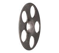 Fischer, 4286, 100 Fischer Daemmstoffteller HV 36, zincato, perforato