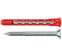 Fischer 50x HybridPower T, Tasselli Prolungati in Nylon e Acciaio con Vite Svasata Piana Torx, Sicuro come un Ancorante Metallico e Facile da Installare come un Tassello in Nylon, 577365