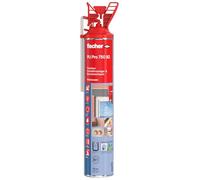 Fischer 53080 - Schiuma espansiva per sigillare | FixAdapter per utilizzo con una sola mano, riutilizzabile, impermeabile, ad alta resa, 35 l, a basse emissioni EMICODE EC1