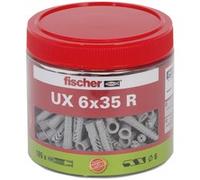 fischer 531027 Rotondo Nylon 6 mm 3,5 cm 4,5 cm 185 pz Universaldübel UX 6 x 35