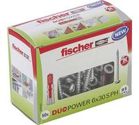 Fischer 535463 DUOPOWER 6x30 S PH LD Tassello a 2 componenti 30 mm 6 mm 50 pz.