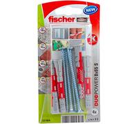 Fischer 537664 Blister Duopower, 8X65, Multicolore