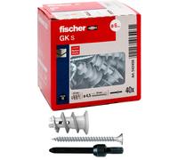 Fischer 542459 40 Tasselli GK con Vite specifici per Cartongesso Include