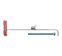 fischer 542797 DuoTec 12 con viti, radiatori, tasselli per l'installazione di lampade, confezione da 10 pezzi, Tornillo