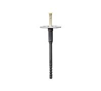 Fischer 546808 Tassello FIF-PN 8/160 per Cappotti, Fissaggio a Percussione ad Alte Prestazioni per Sistemi Compositi di Isolamento Termico, 100 Pezzi, Lunghezza Fissaggio 208 mm
