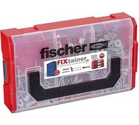 Fischer 548862 FIXtainer DUOLINE, Grigio, Rosso - NUOVO