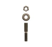 fischer 553834 Thermax-Perno di riduzione Filettatura in Acciaio Inox M12/M10, Contenuto: 10 Pezzi, Argento
