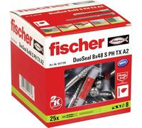 Dadi e viti Fischer DuoSeal 557728 S A2 Impermeabili Ø 8 x 48 mm
