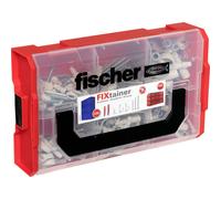 Fischer FixTainer DuoPower + EasyHook + Vite Torx, Set di Vari Ganci, Tasselli DuoPower, Tappi di Copertura e Viti, Ganci Flessibili a Vite per Montaggio in Numerosi Materiali da Costruzione, 228