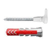 fischer 564169 Kit di gancio a vite e tasselli a muro Calcestruzzo aerato