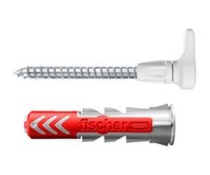 fischer 564169 Kit di gancio a vite e tasselli a muro Calcestruzzo aerato