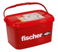 fischer 567899 SX Plus - Secchio per tasselli da parete, 8 x 40 mm, colore: grigio (1200 pezzi)