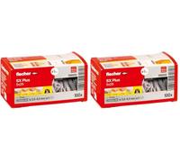 fischer 568005 SX Plus - Tasselli a espansione da parete, 5 x 25 mm, confezione da 200