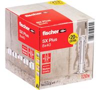 Fischer 573161 SX Plus Tassello 40 mm 8 mm 120 pz.