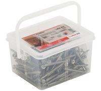 fischer 660613 FTS-ST Viti per terrazza, argento, 5,0 x 60