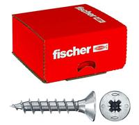 Fischer 670031 Viti per Legno, Bianche, 3.0 x 20