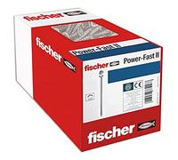 fischer 670053 FPF II, viti per legno, filettatura parziale 3,0x45, zincate, confezione da 1000 pezzi