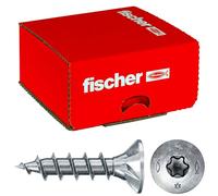 Fischer 670630 Viti per Legno, Aciaio Zincato, 4.5 x 20