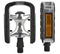 Fischer Alluminio Fahrrad-Pedale Anti Scivolo Set Plattform-Pedale MTB Città ECC