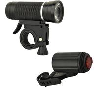 Fischer Alluminio LED Fahrrad-Licht Set Illuminazione Frontale 30 Lux Luce Stvzo