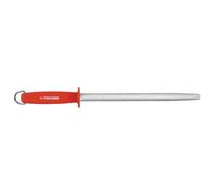 Fischer Bargoin Fucili Ovale 30 cm-Manico in plastica Rosso-Il Pezzo I1250R, Acciaio