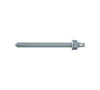 Fischer Tassello RGM mm 12x160,barra acciaio per ancoranti chimici,Barra filettata in acciaio con dado e rosetta, 10 pezzi per confezione, 50258, Acciaio 5.8